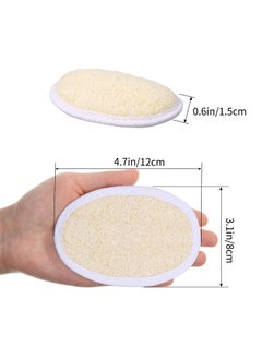 BOAO 24 Pieces Exfoliating Loofah Sponge Pads Facial Body Bath Shower Loofah Sponge Pad Natural Exfoliating Scrubber Brush For Men Women Bath And Spa  - Image 2