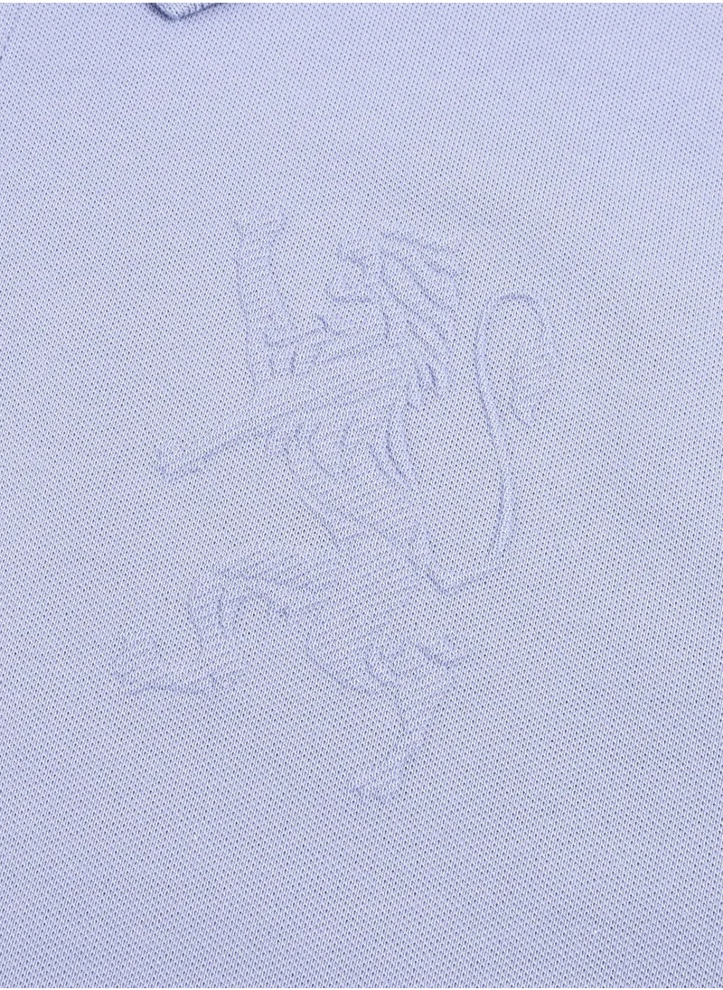 GIORDANO Men's Lion Polo Blue