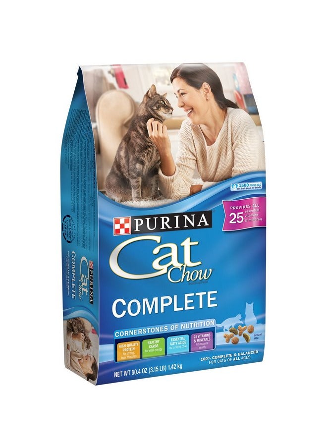 Purina Cat Chow Purina Cat Chow Complete Dry Cat Food, 3.15 LB  - Image 1