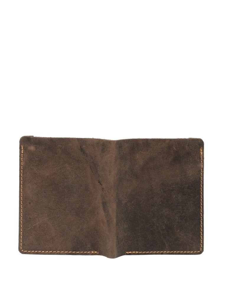 TEAKWOOD Two Fold RFID Genuine  Leather Wallet Brown  - Image 4