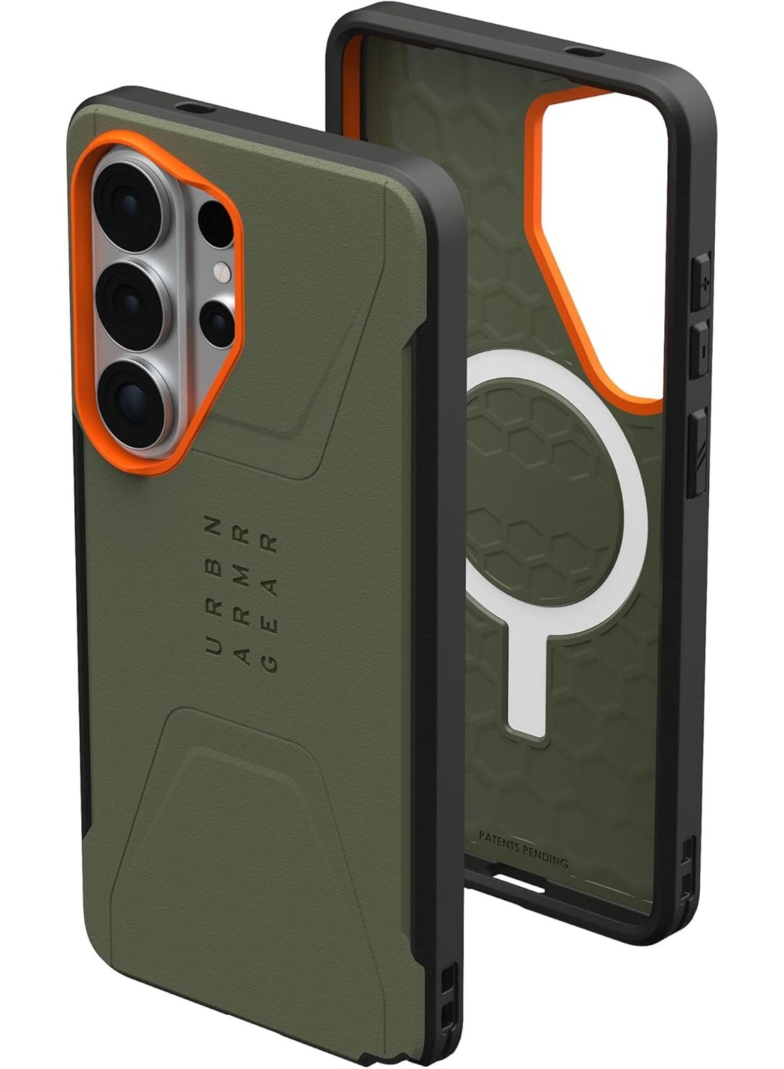 Urban Armor Gear UAG Civilian MagSafe for Samsung Galaxy S26 ULTRA Case Cover [20 Feet Drop tested] - Olive Drab