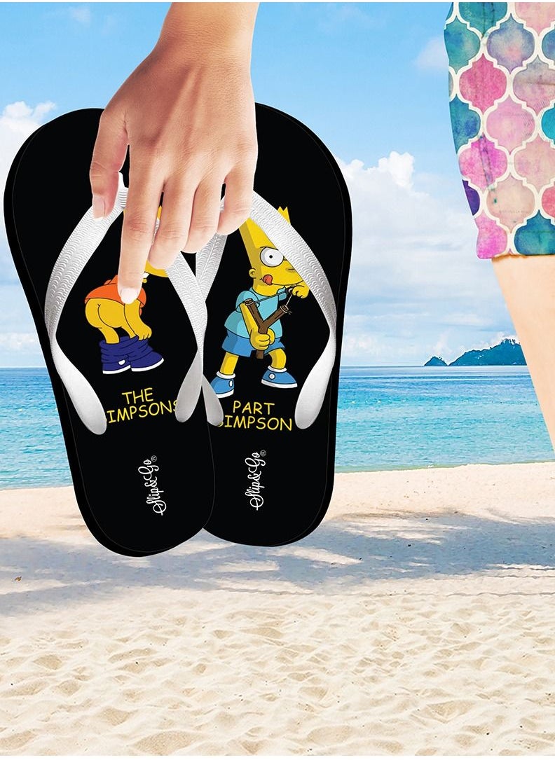Slip&Go Medical Slippers For Men, Printed In Multi Colors  - Image 2
