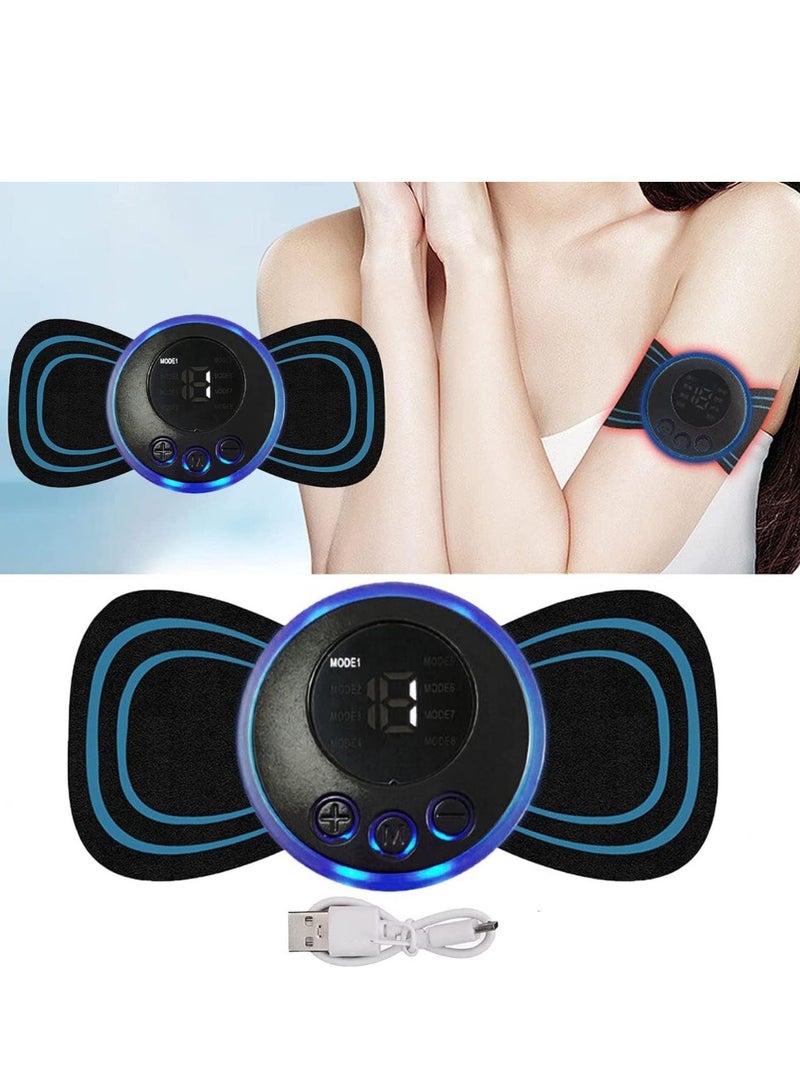 ELLEGLAM Mini Full Body Massager 19 Levels Electric Portable Rechargeable Pain Relief EMS for Shoulder Neck Arm Leg Neck for Men Women - Image 5