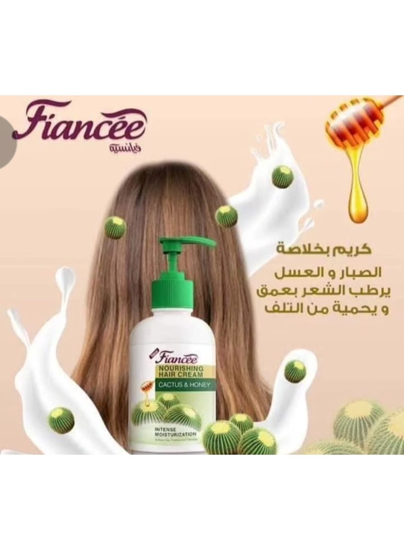 فيانسيه كريم مغذي للشعر بالصبار والعسل 240 مل - Image 3