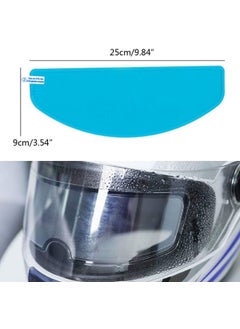 Buffer ® Anti-Fog Motorcycle Helmet Visor Waterproof Durable Scratch Protection Lens Film  - Image 1