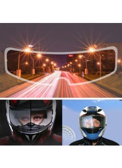 Buffer ® Anti-Fog Motorcycle Helmet Visor Waterproof Durable Scratch Protection Lens Film  - Image 2