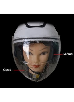 Buffer ® Anti-Fog Motorcycle Helmet Visor Waterproof Durable Scratch Protection Lens Film  - Image 3