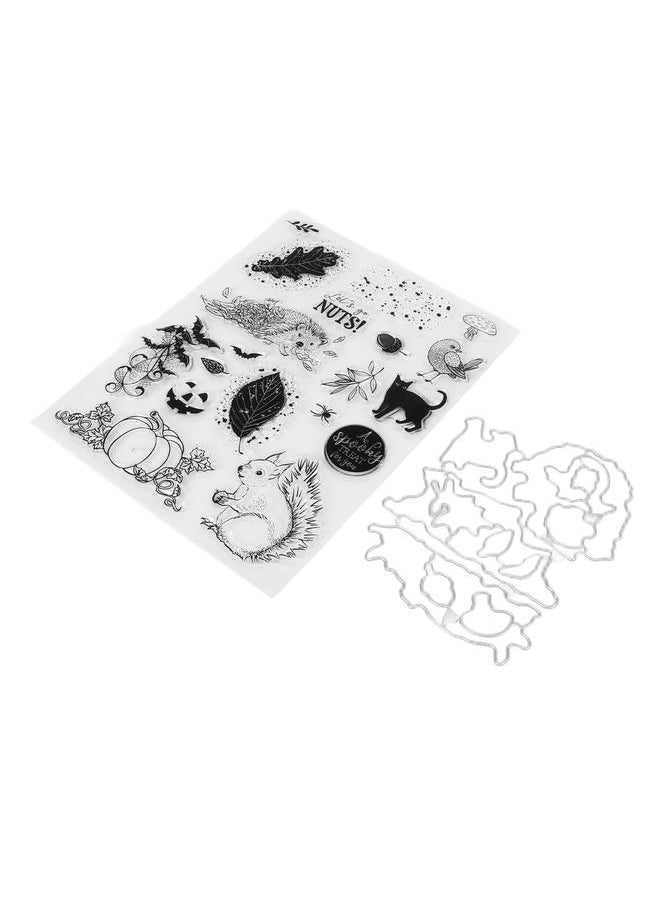 Thoraya - Clear Stamp Animals Plants Theme Safe Skin Friendly Reusable TPR Easy Operation Transparent Stamp with Die Cut - Image 1