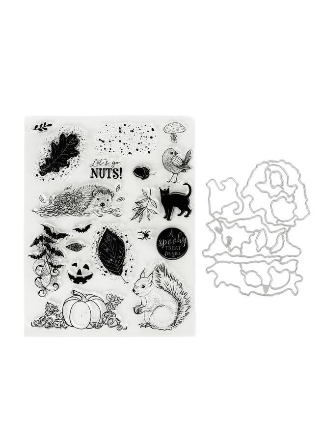 Thoraya - Clear Stamp Animals Plants Theme Safe Skin Friendly Reusable TPR Easy Operation Transparent Stamp with Die Cut - Image 1