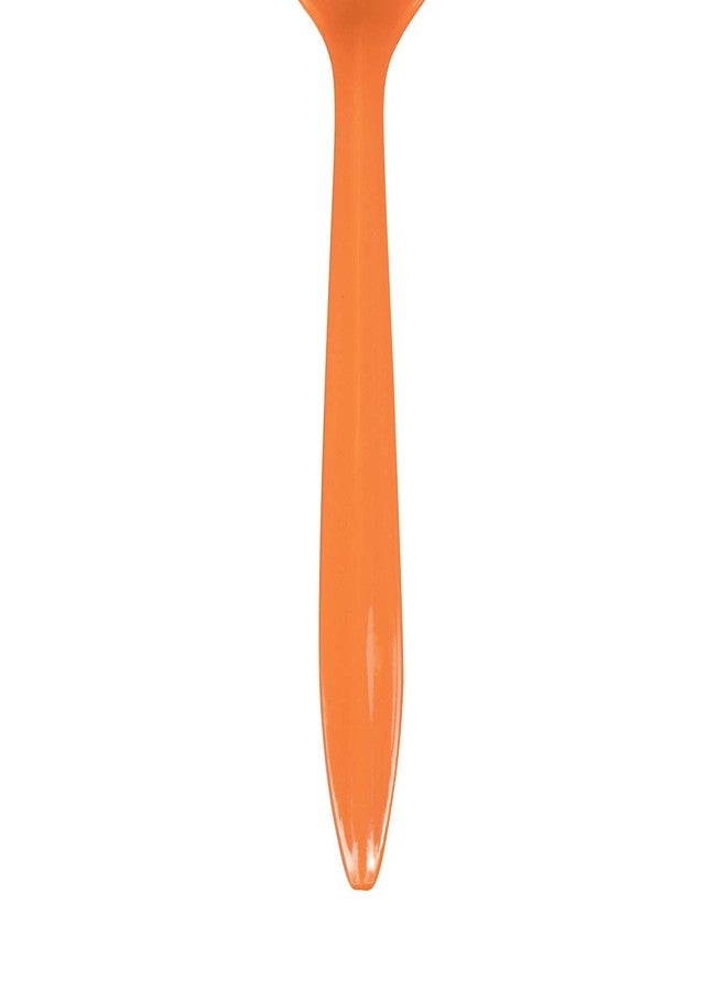 Karat U2008 (Orange) 5" PP Medium-Weight Disposable Teaspoon, Orange (Pack of 1000) - Image 5