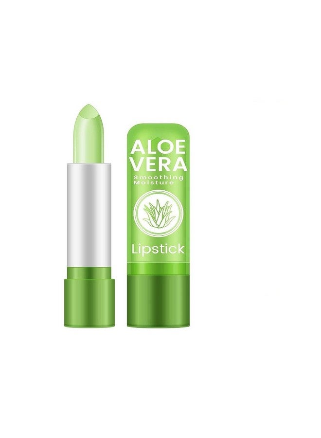 Digital Shoppy Moisture Lip Balm Aloe Vera Natural Lipbalm Temperature Changed Color Lipstick Long Lasting Nourish Protect Lips Care Makeup - Image 1