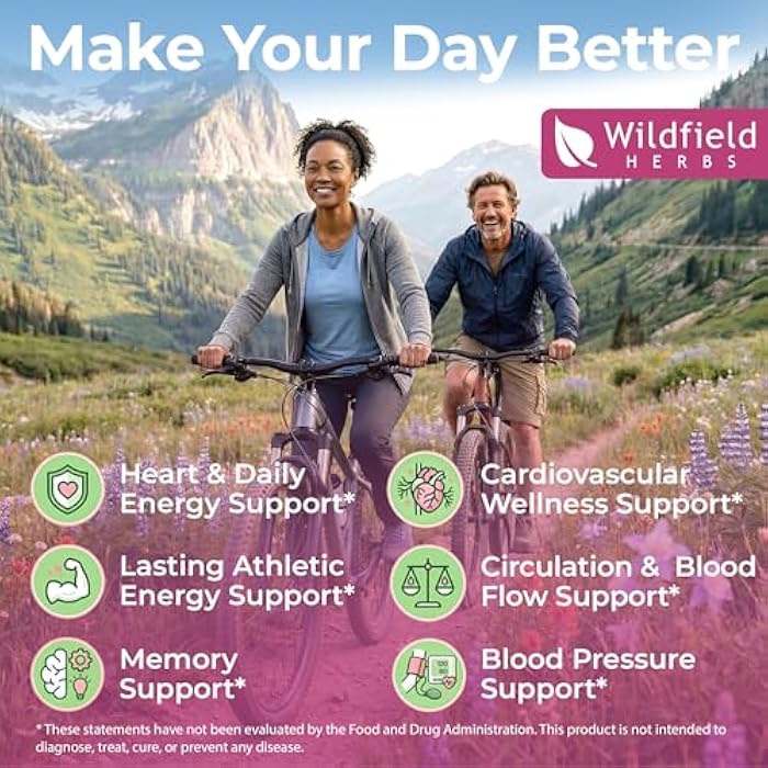 WILDFIELD HERBS 4 Oz Beet Root Liquid Beetroot Extract Drops - Circulation & Blood Pressure Support** | 2 Month Supply | - Made in USA - Beet Root Supplement - Alcohol & Sugar Free - Image 2