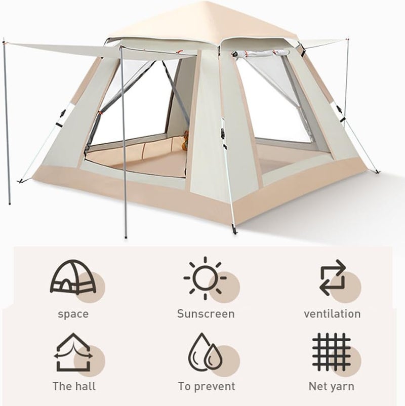 Mingzhe Outdoor Automatic Quick-Opening Camping Tent - Portable Rainproof Sunshine Shelter - Image 3