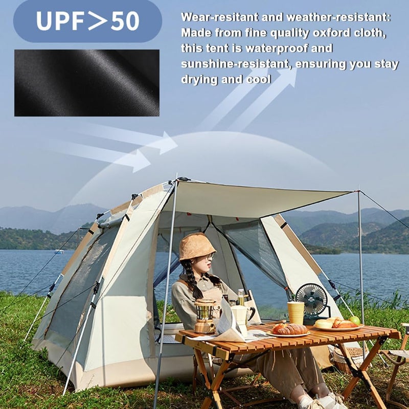 Mingzhe Outdoor Automatic Quick-Opening Camping Tent - Portable Rainproof Sunshine Shelter - Image 4