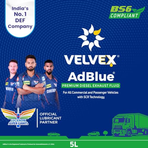 Velvex AdBlue® DEF - Diesel Exhaust Fluid for Diesel Engines | Suitable for All Diesel Engines for BS4 & BS6 | Helping to Improve Air Quality | Reduce NOx | OEM Approved | VDA Approved | Size - 5L - Image 5