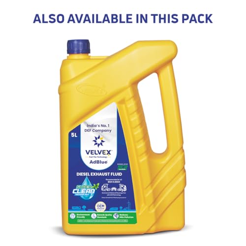 Velvex AdBlue® DEF - Diesel Exhaust Fluid for Diesel Engines | Suitable for All Diesel Engines for BS4 & BS6 | Helping to Improve Air Quality | Reduce NOx | OEM Approved | VDA Approved | Size - 5L - Image 3