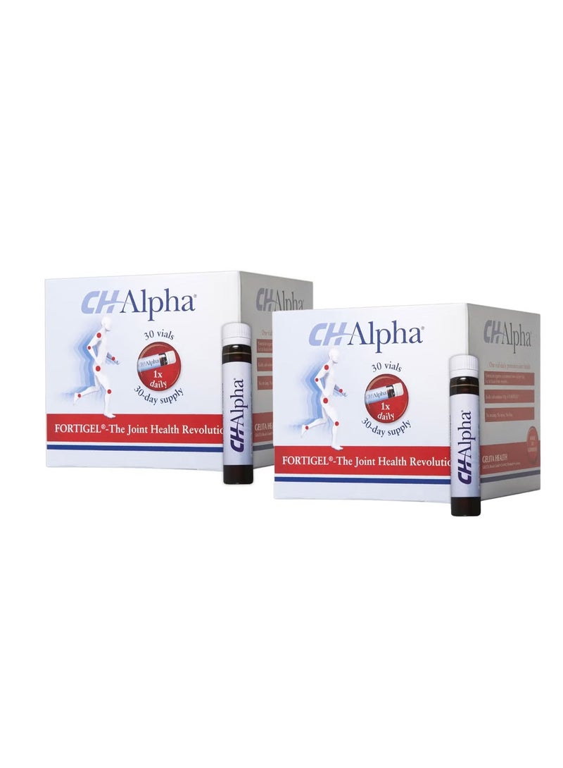CH-Alpha collagen 30 Ampoules - Dietary Supplement PACK OF 2 - Image 1