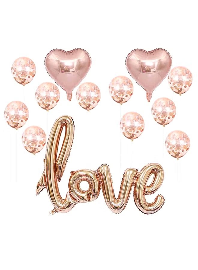 SOWUGI 13 -Piece Happy Birthday Party Decoration Balloon Set