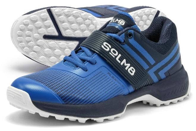 SOLM8 S8 Cricket Shoes - Rubber Spikes Professional Cleats for Outdoor Turf and Field Sports Gel Cushioned Insole - Image 1