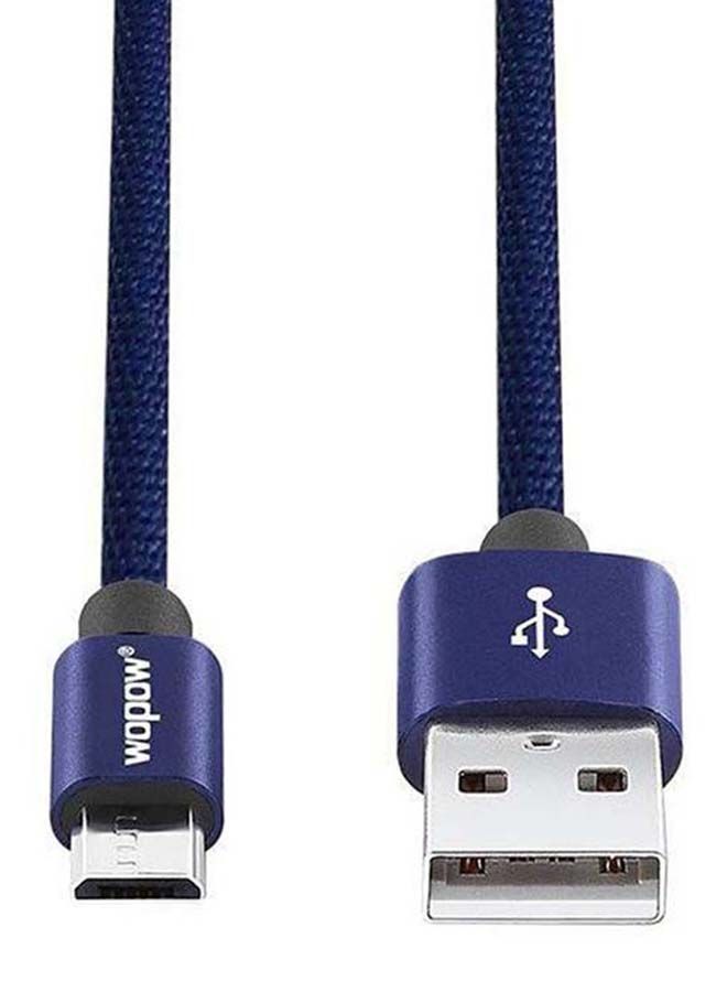 NIBEMINENT Micro USB Data Sync And Charging Cable Blue - Image 4