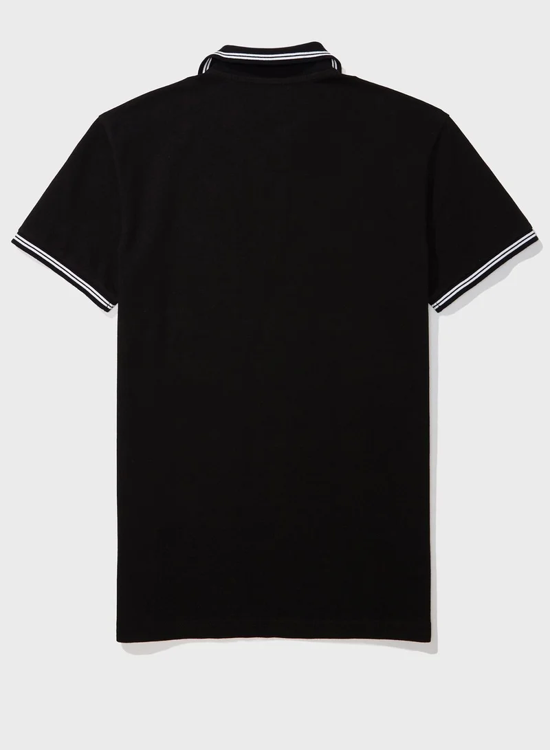 American Eagle Logo Pique Polo