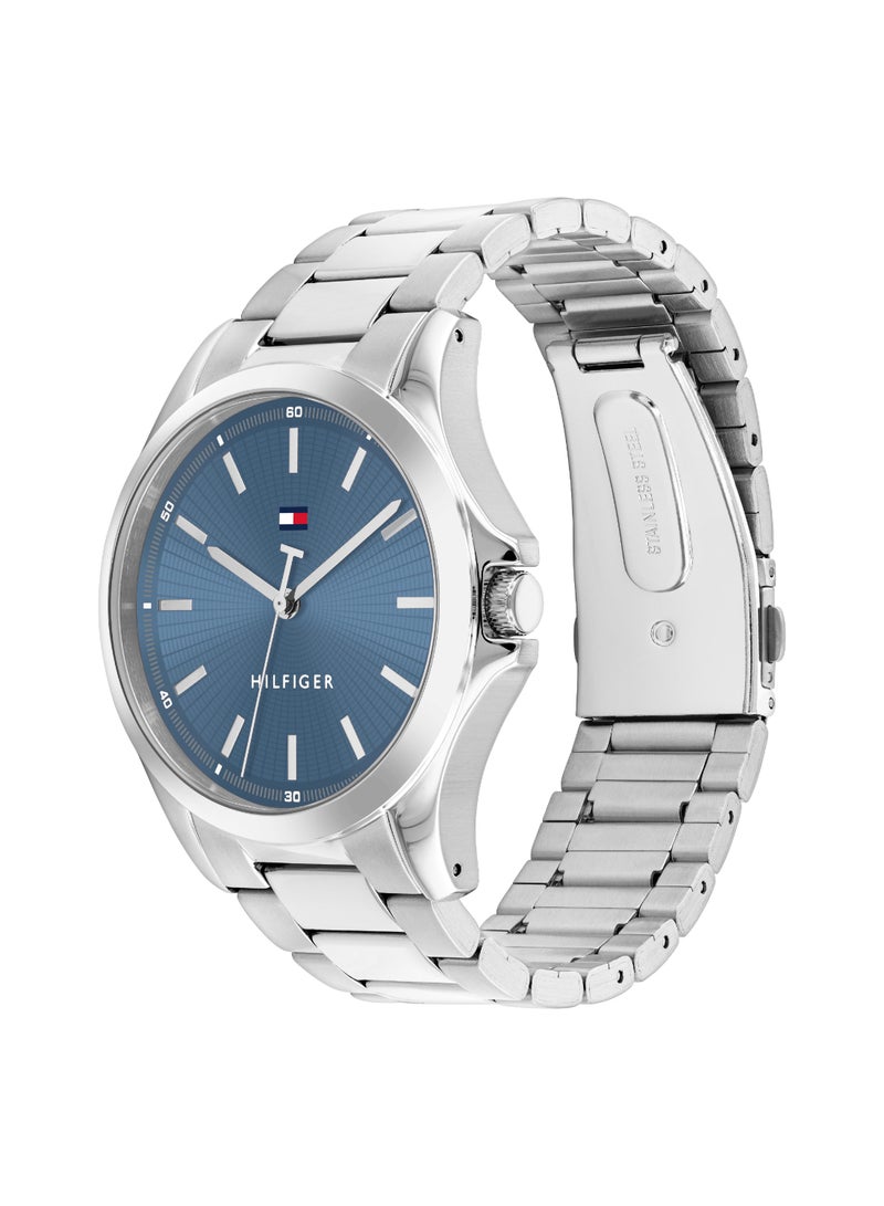 TOMMY HILFIGER ساعة تومى هيلفيغر التناظرية للرجال بحالة زرقاء - 1710670 - Image 1