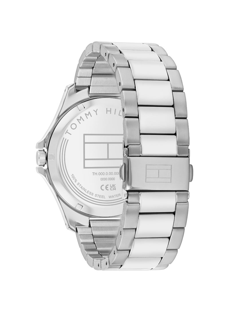 TOMMY HILFIGER ساعة تومى هيلفيغر التناظرية للرجال بحالة زرقاء - 1710670 - Image 3