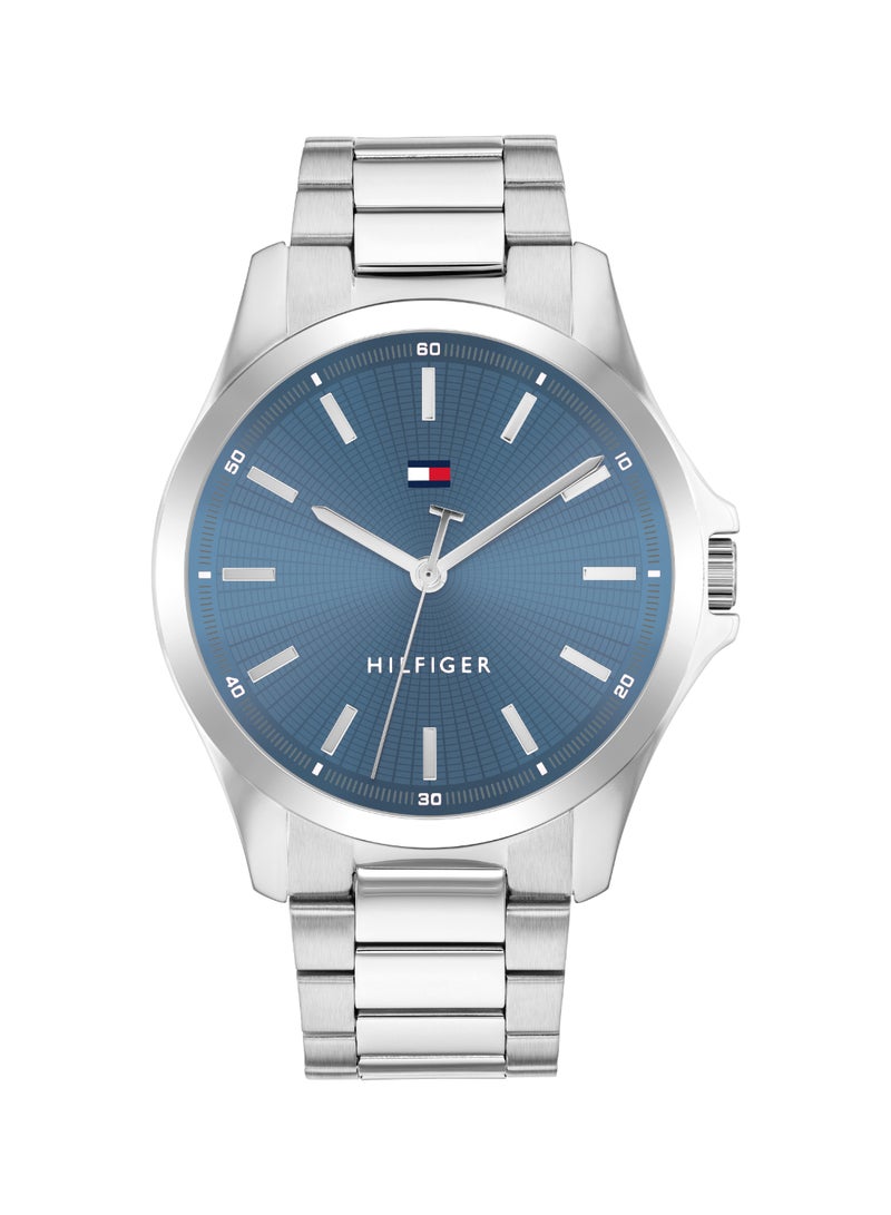 TOMMY HILFIGER ساعة تومى هيلفيغر التناظرية للرجال بحالة زرقاء - 1710670 - Image 2