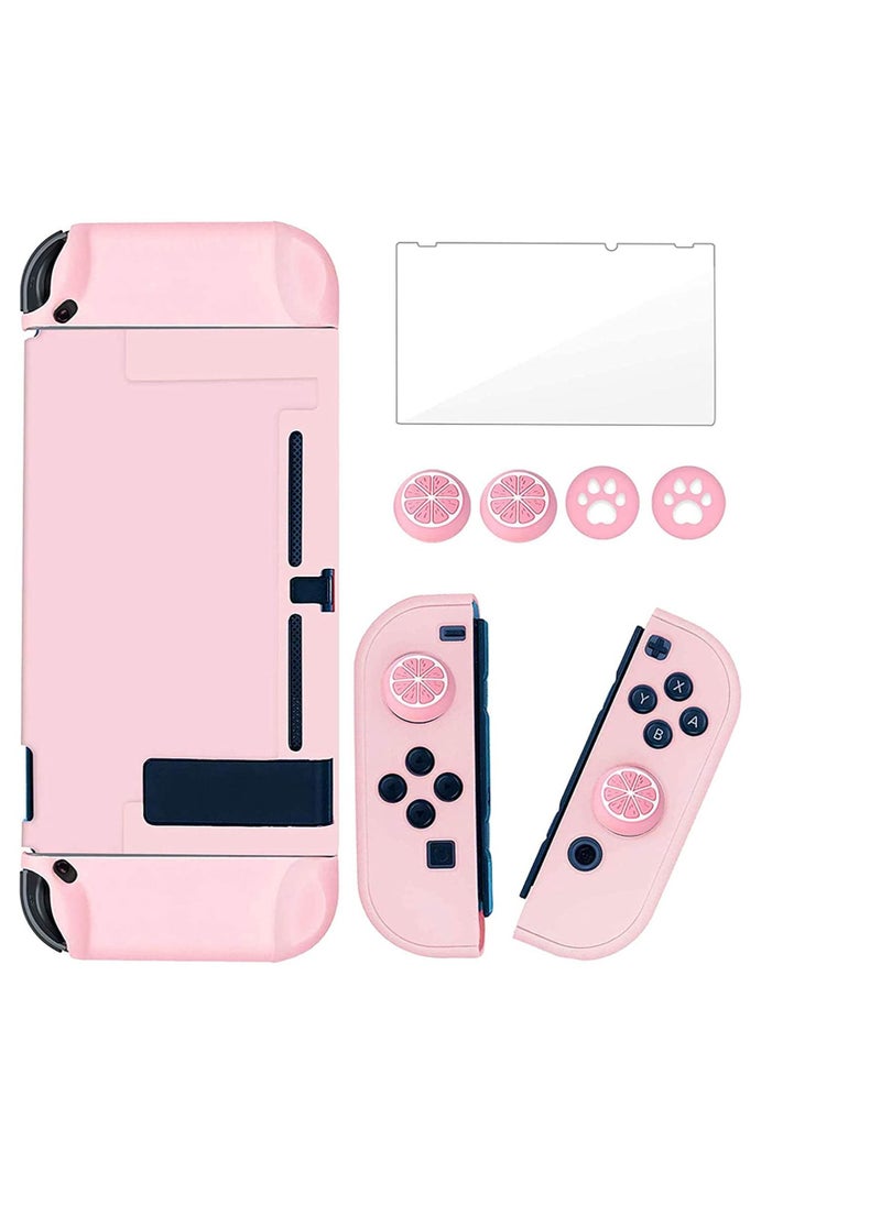 SYOSI - Case for Switch Soft Comfortable TPU Grip Protective Cover Compatible with Console and Joy-Con Controller - Image 1