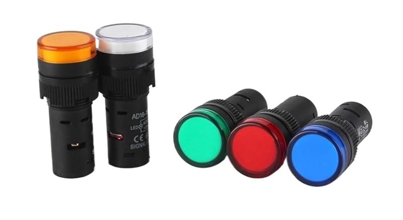 DVP02LC SL 110v AD16 16C مؤشر طاقة LED مصباح إشارة 12V 24V 36V 220V 380V - Image 1