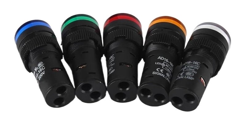 DVP02LC SL 110v AD16 16C مؤشر طاقة LED مصباح إشارة 12V 24V 36V 220V 380V - Image 4