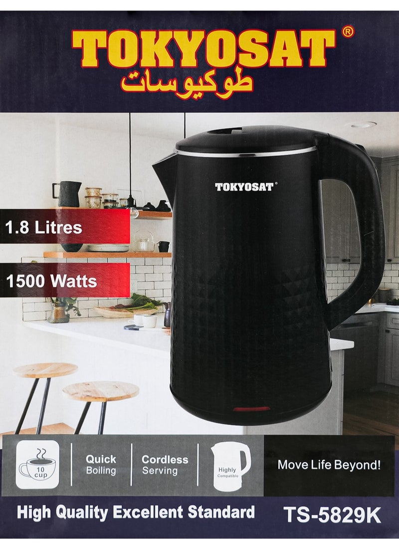 Tokyosat TOKYOSAT ELECTRIC KETTLE , 1.8 L  - Image 2