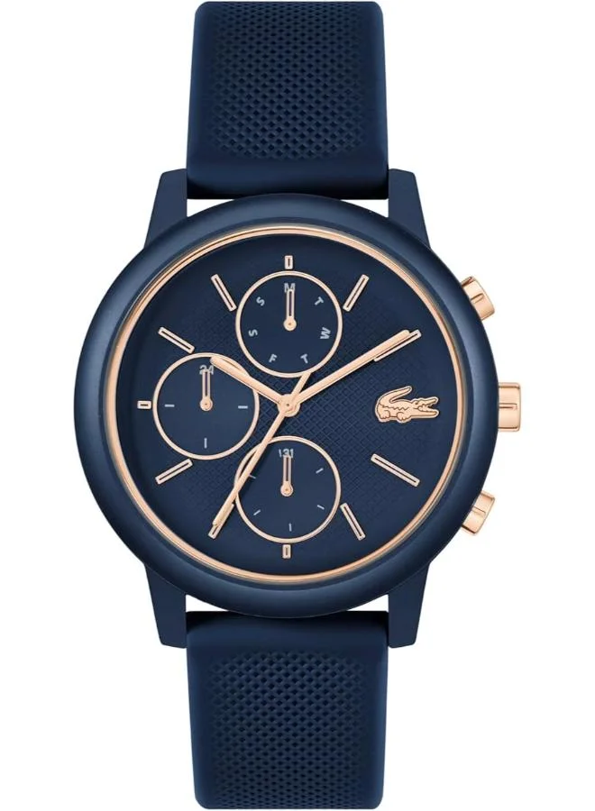LACOSTE Multifunction Quartz Analogue Watch with  Silicone Bracelet