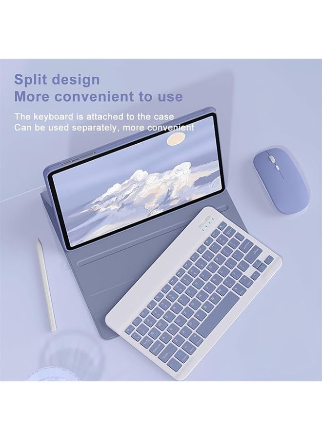 Keyboard Case Compatible with Lenovo Idea Tab Pro 12.7 inch 2025 Slim Protective Case with Detachable Wireless Bluetooth Keyboard and Mouse - Image 2