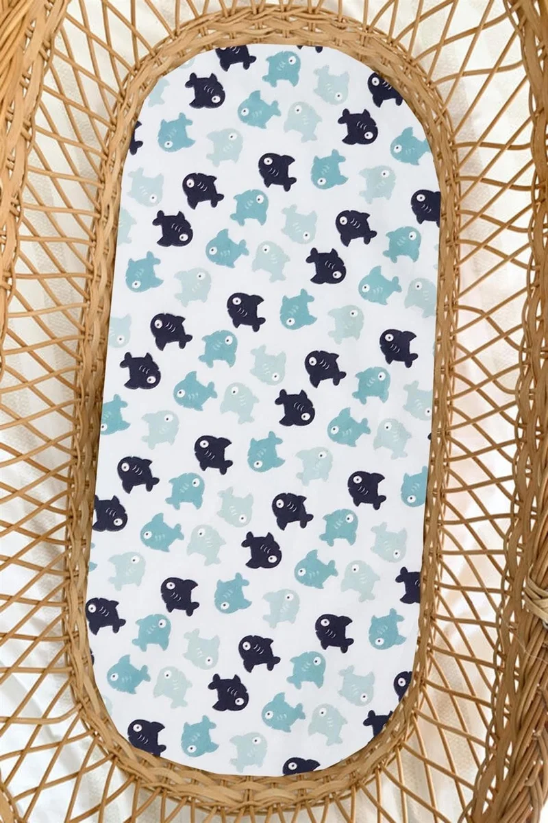 كوتن كونسيبت Ranforce Fabric Plain 100% Cotton Silky Baby Bedsheet