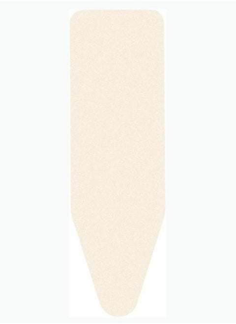 Standard Size B Ironing Board Cover 124x 38 cm With Foam Insert - Ecru