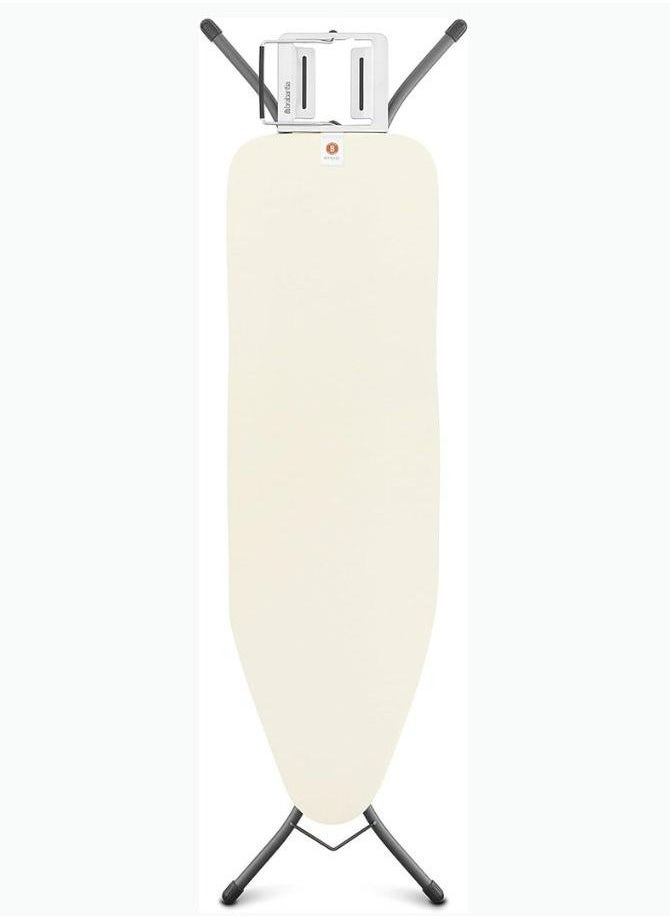 brabantia - Standard Size B Ironing Board Cover 124x 38 cm With Foam Insert - Ecru - Image 1