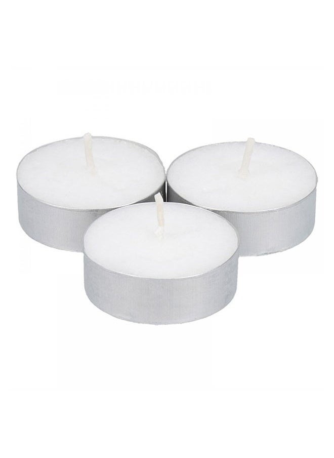 Zashe Tealight Candles – 8-Hour Long Burning, Giant Pack of 100 White Unscented Smokeless Votive Candles for Shabbat, Weddings, Christmas & Home Decoration  - Image 4