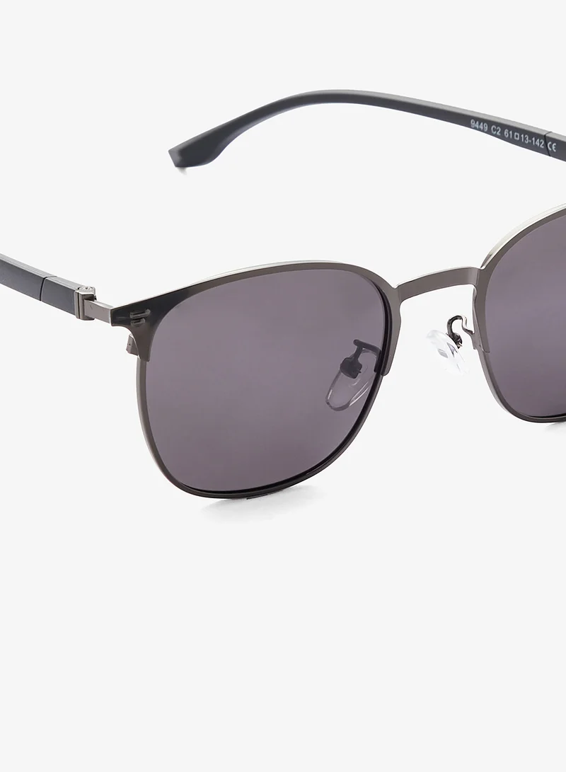 روبرت وود Polarized Lens Clubmaster Sunglasses