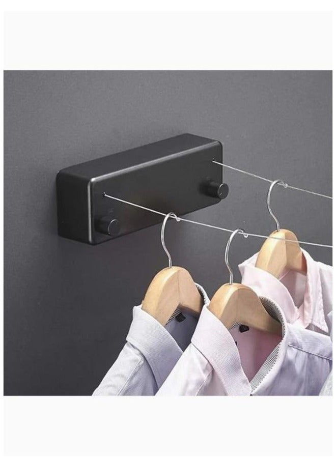 Captaintech Retractable Clothesline with Adjustable Stainless Steel Double Rope - Image 1