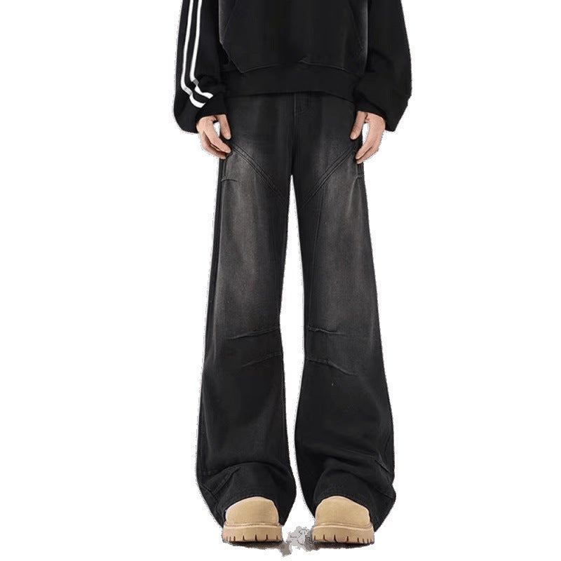 Unisex Classic Denim Jeans Loose Fit Daily Outdoor Wear - Image 5