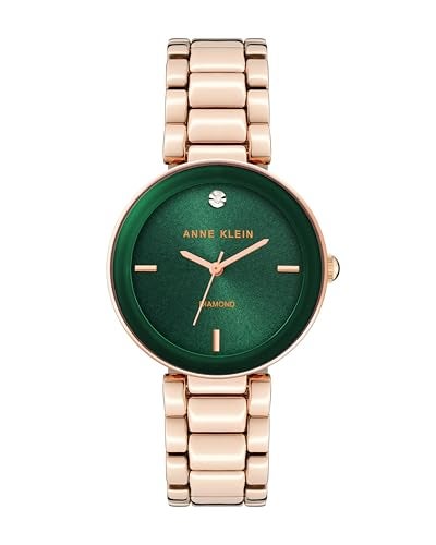 Anne Klein Womens Genuine Diamond Dial Bracelet Watch - Image 1
