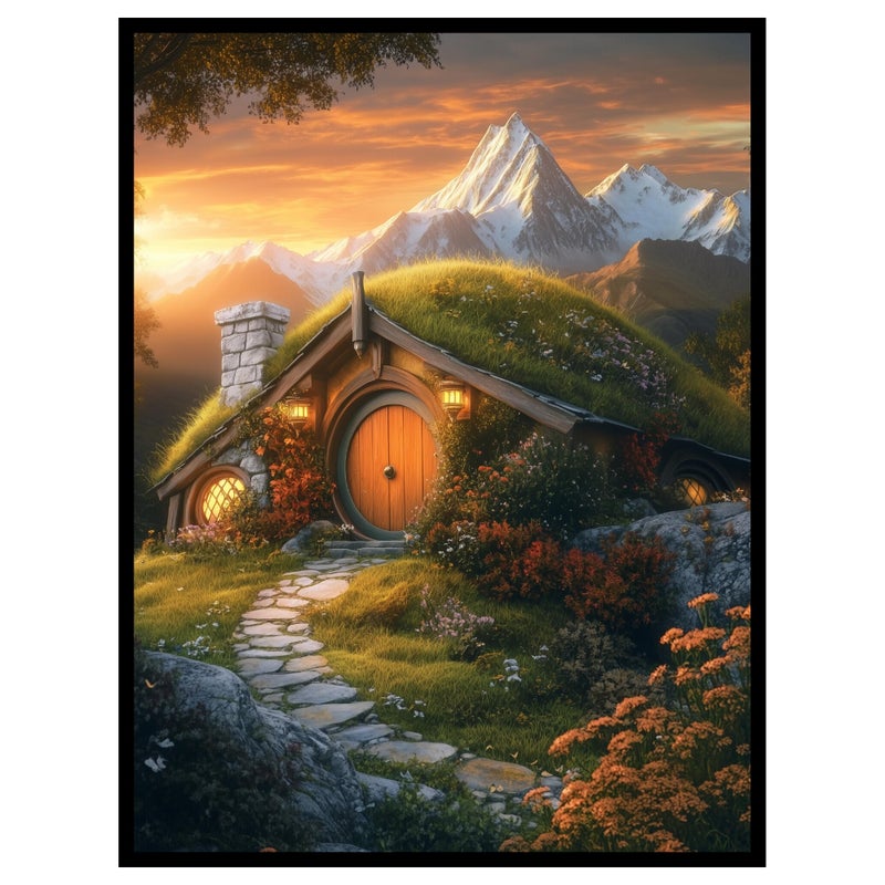 Realm Guard أكمام بطاقات Realm Guard 100 قطعة غير لامعة TCG/MTG (هدوء الهوبيت) - Image 5