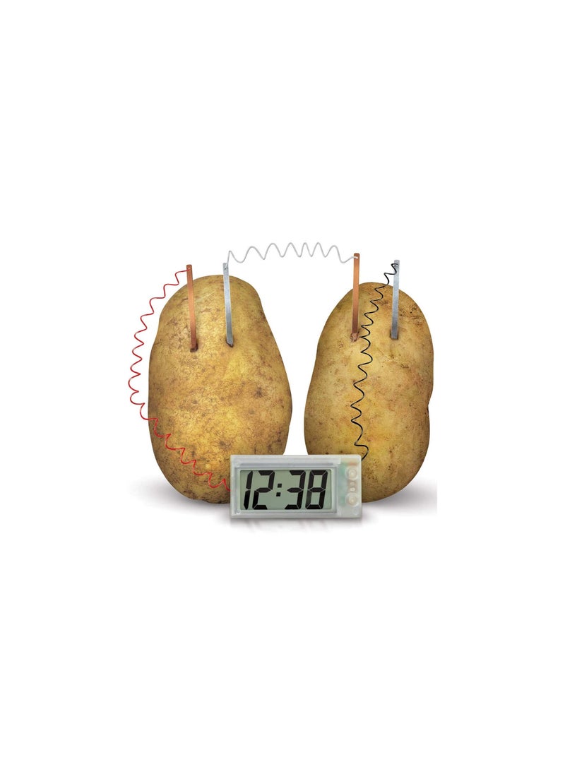 DeloPik Green Science Potato Digital Clock 