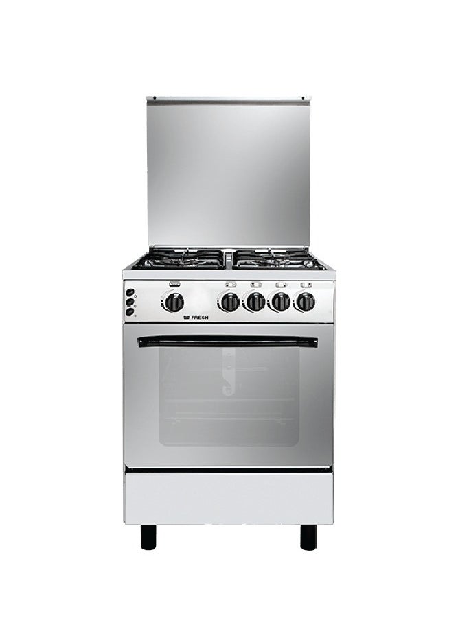 Fresh Fresh automatic ignition gas stove, 4 burners, 60 x 60 cm - rainbow safety, oven and grill  - Image 4