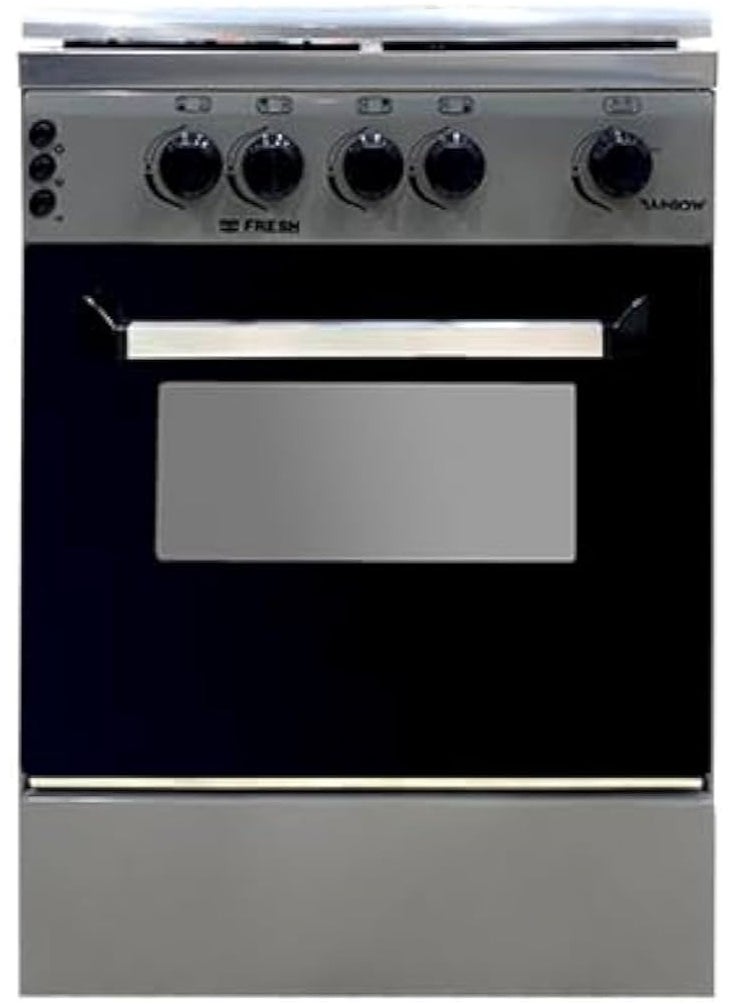 Fresh automatic ignition gas stove, 4 burners, 60 x 60 cm - rainbow safety, oven and grill - pzsku/Z852920570C90F0CFE4C6Z/45/1741259402/3fbea112-406e-461c-977a-69c00f9ccfa2