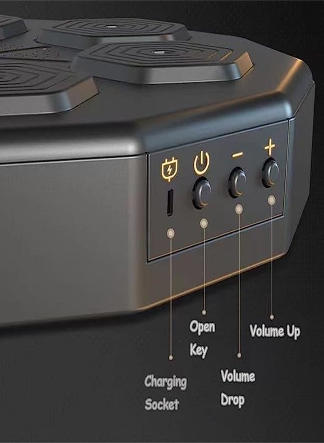 Generic New Upgraded Boxing Trainer with Black Boxing Gloves, Bluetooth Connectable Musical Boxer for Home Gym Outdoor Games Entertainment - Image 5