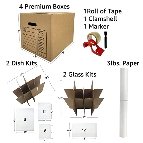 UBOXES Kitchen Moving Box Kit # 1 Moving Boxes & Moving Supplies - Image 2
