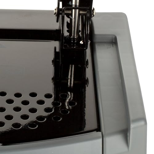 Swingline 3 Hole Punch, 45 Sheet Capacity Three Hole Puncher 3 Ring, Paper Punch, SmartTouch Low Effort, Black & Silver (74136) - Image 5