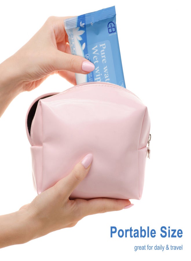 ١٠ مناديل قطنية مبللة، مناديل لليدين، مثالية للسفر، مناديل قطنية ناعمة وسميكة، مناديل مرطبة، عناية بالبشرة الحساسة - Image 2